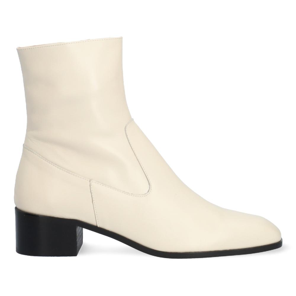Andres machado Botín tacón en piel hielo En oferta