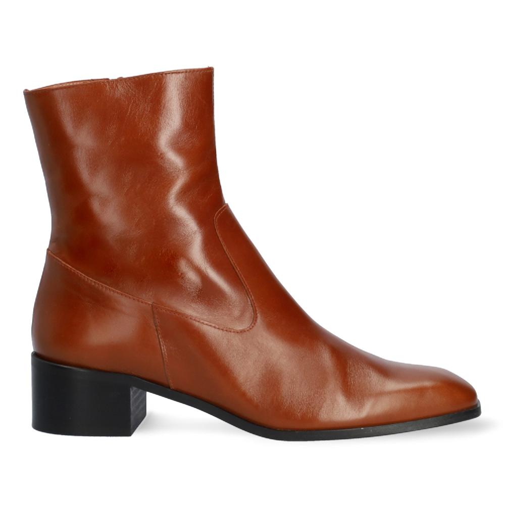Andres machado Botín tacón en piel cuero Gran oferta