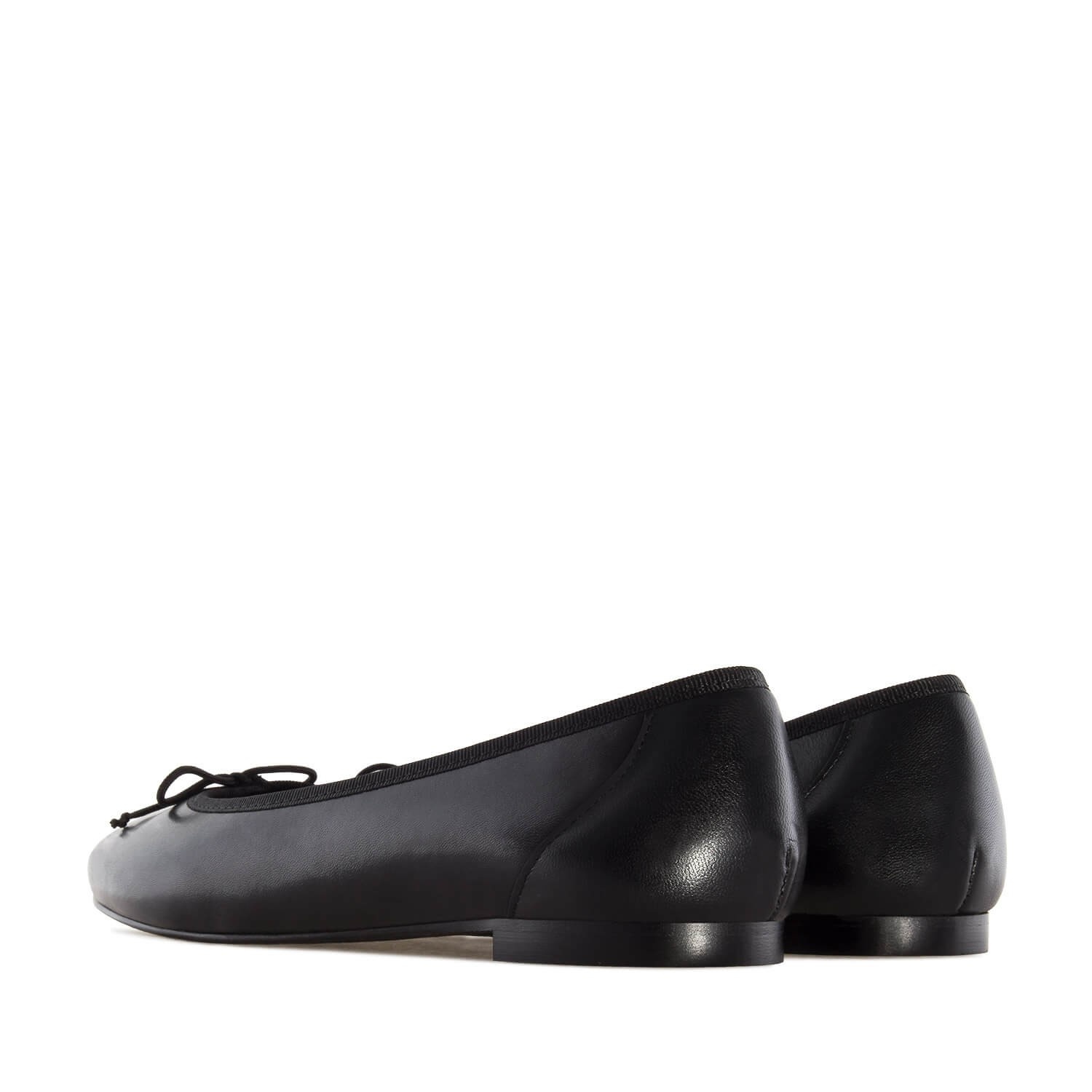 Andres machado Bailarina Piel Negro Rebajas baratas