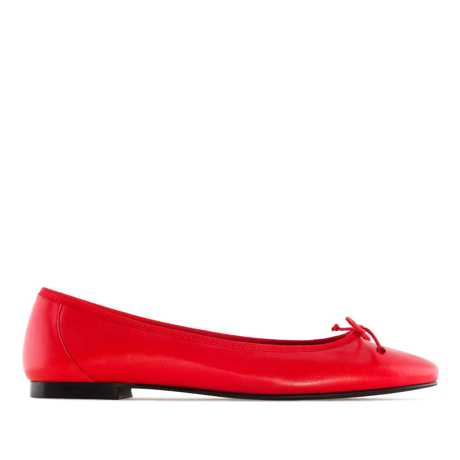 Andres machado Bailarina Piel Rojo Rebajas de fábrica