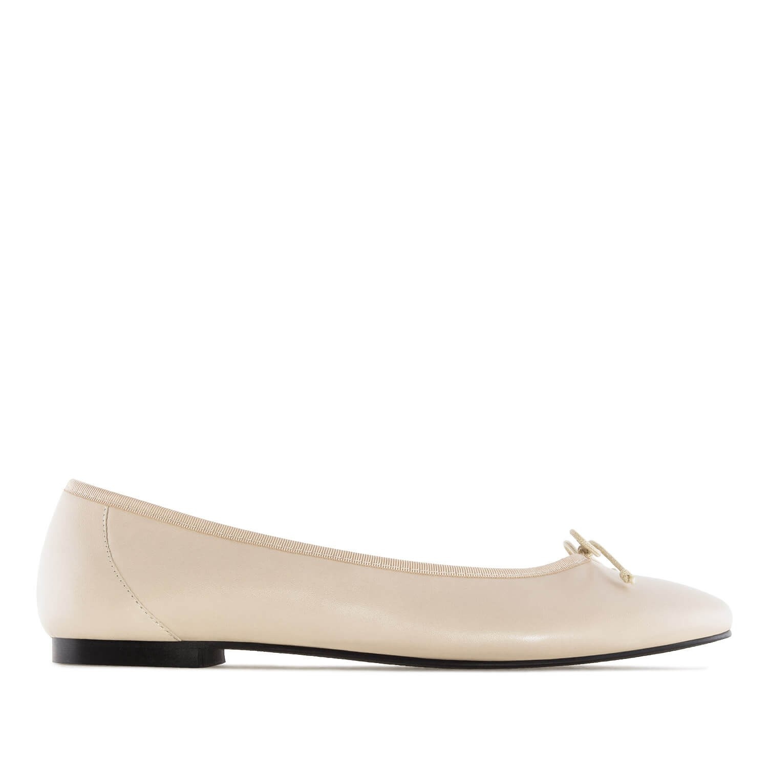 Andres machado Bailarina Piel Beige Ventas relámpago
