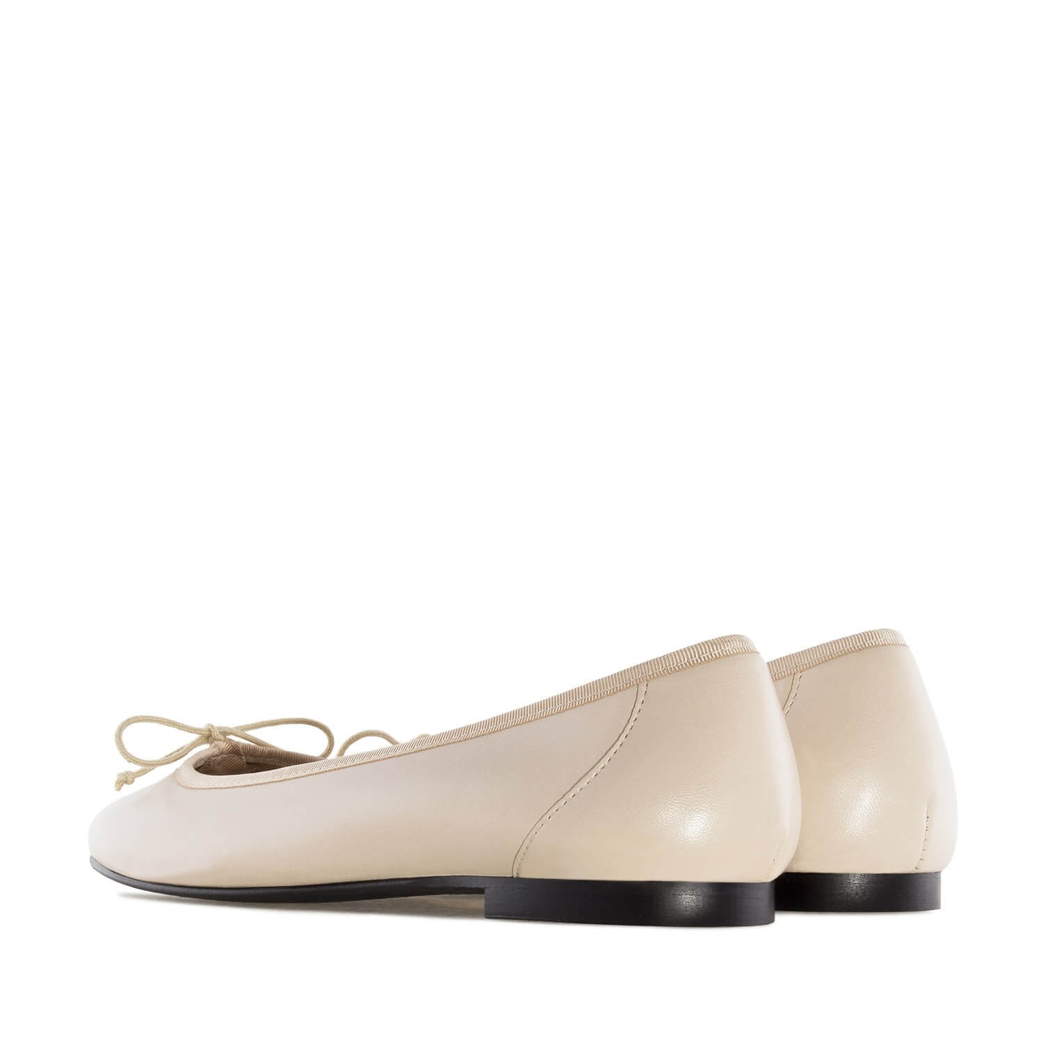 Andres machado Bailarina Piel Beige Ventas relámpago