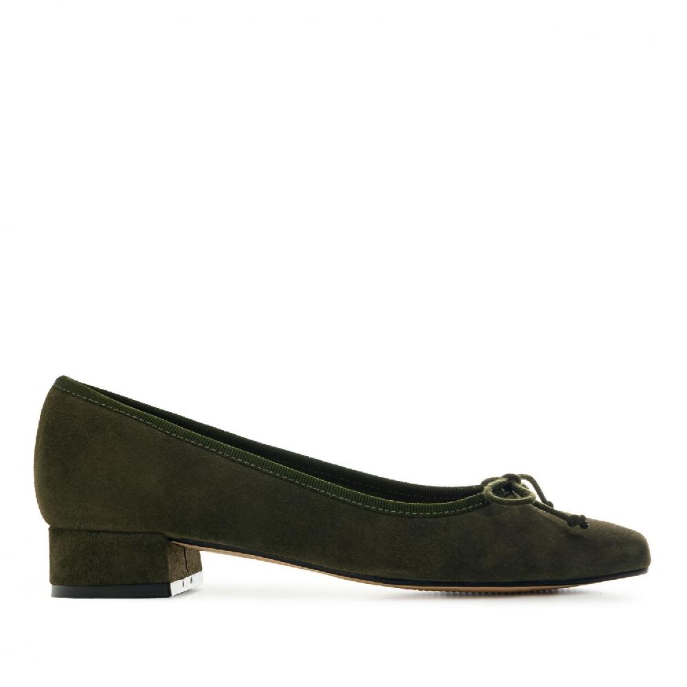 Andres machado Bailarina serraje kaki Lazo En oferta