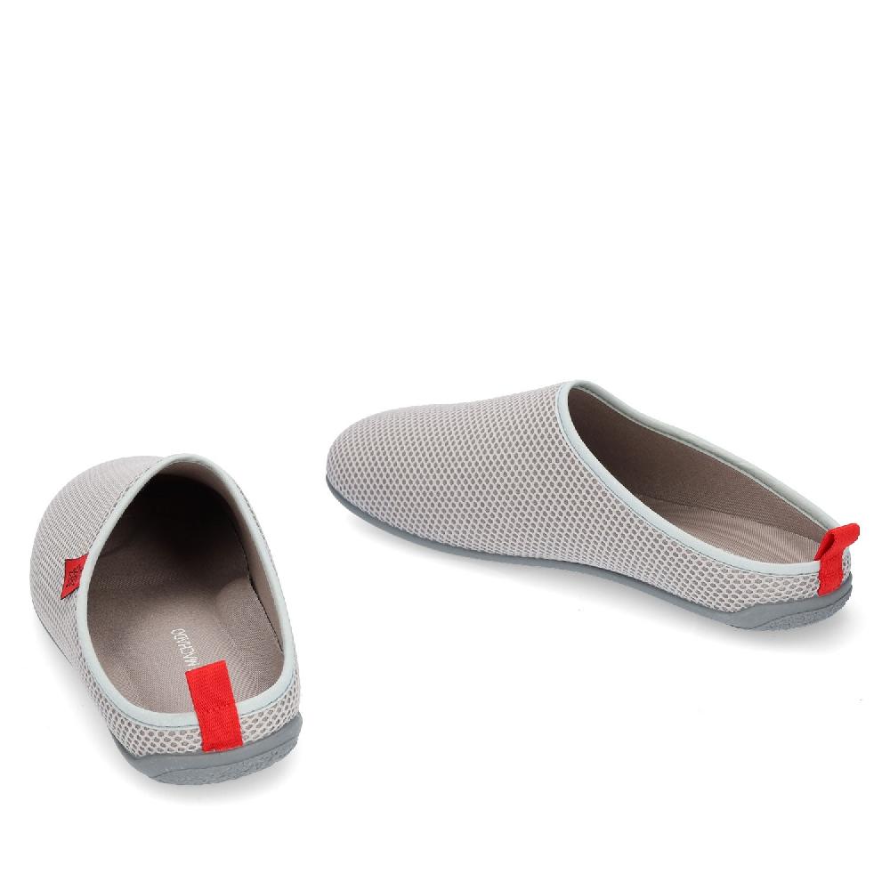 Andres machado Zapatillas Unisex de estar por casa de Verano en Rejilla Gris Precio ultrabajo