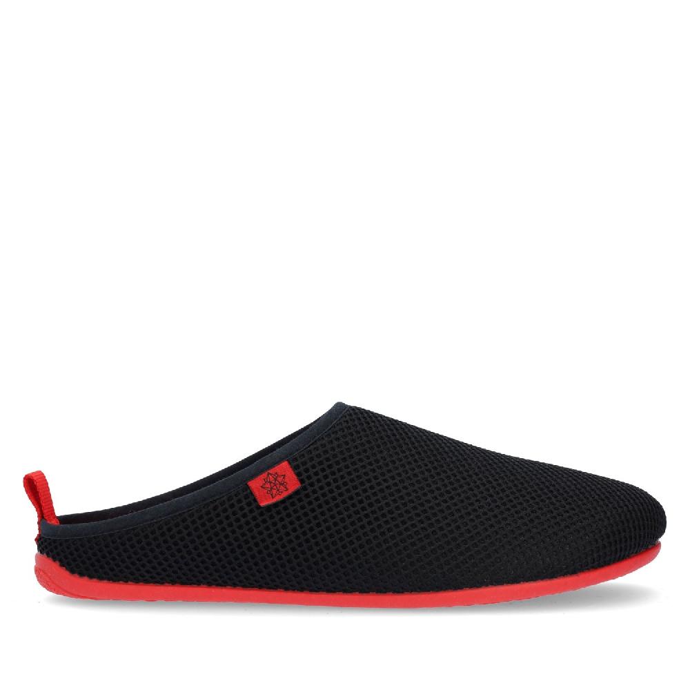 Andres machado Zapatillas Unisex de estar por casa de Verano en Rejilla Negro Devoluciones gratuitas