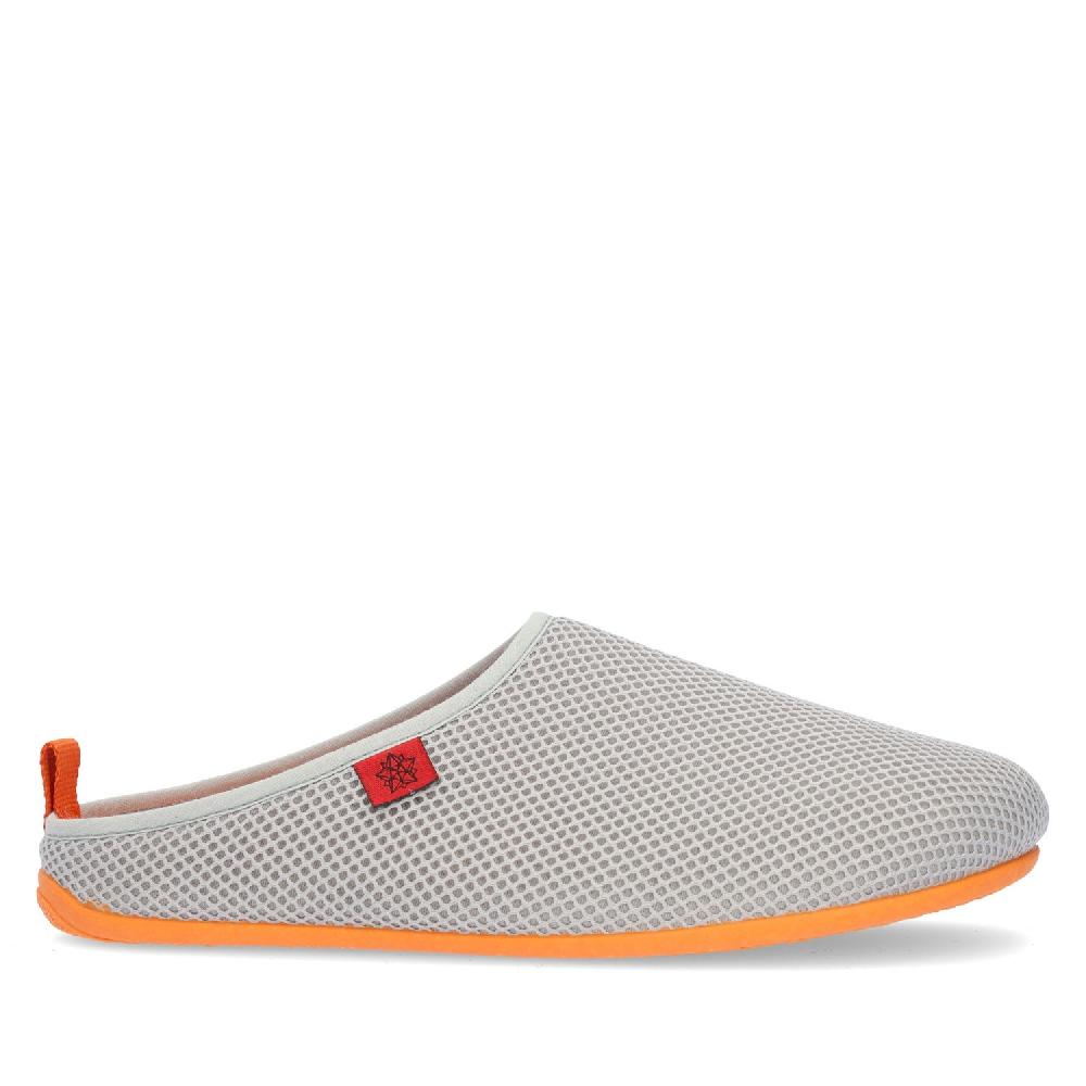 Andres machado Zapatillas Unisex de estar por casa de Verano en Rejilla Gris 2025