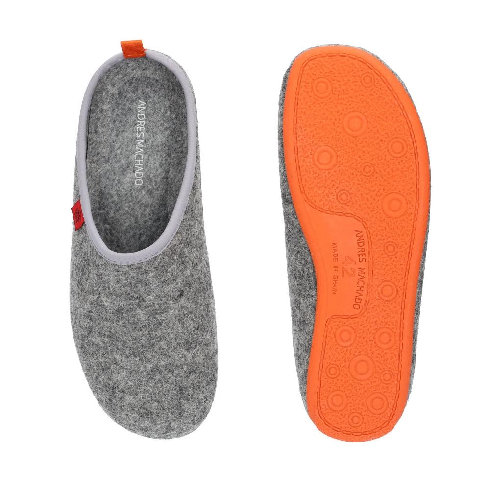 Andres machado Zapatillas Unisex en Tejido Fieltro Gris Los más vendidos