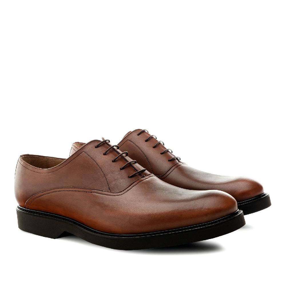 Andres machado Zapato de vestir en Cuero de color Caoba