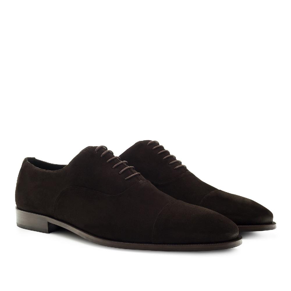 Andres machado Zapato de Vestir en Serraje Marron