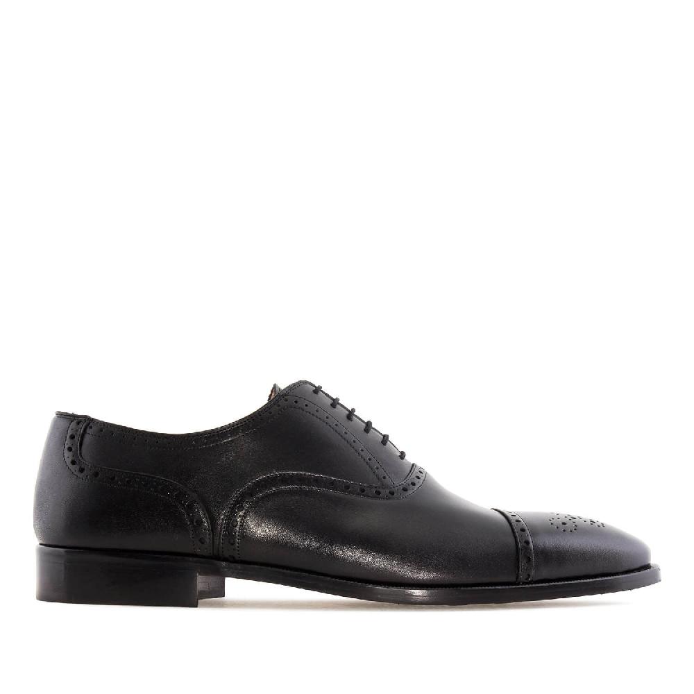 Andres machado Zapatos estilo Oxford en Piel Negro Solo hoy