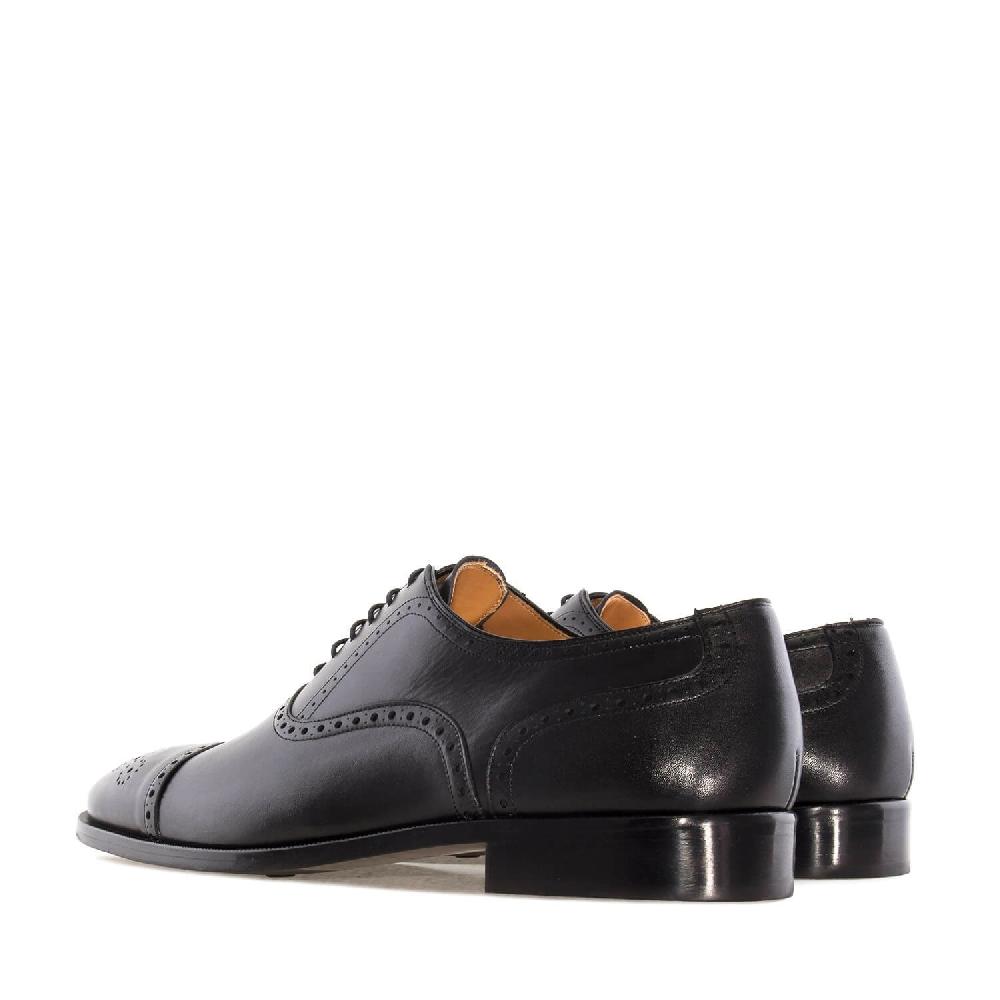 Andres machado Zapatos estilo Oxford en Piel Negro Solo hoy