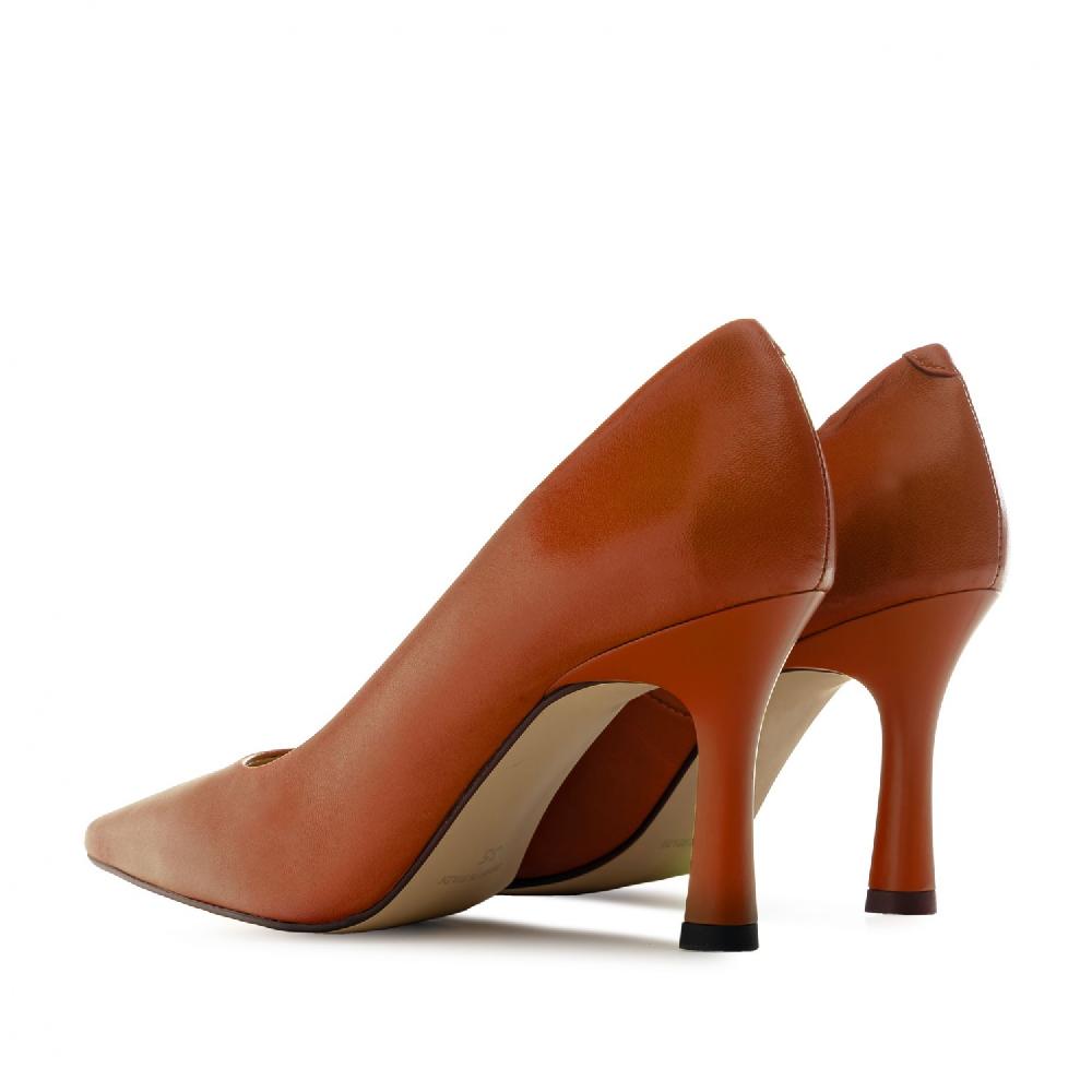 Andres machado Salón en piel de color teja Oferta exclusiva