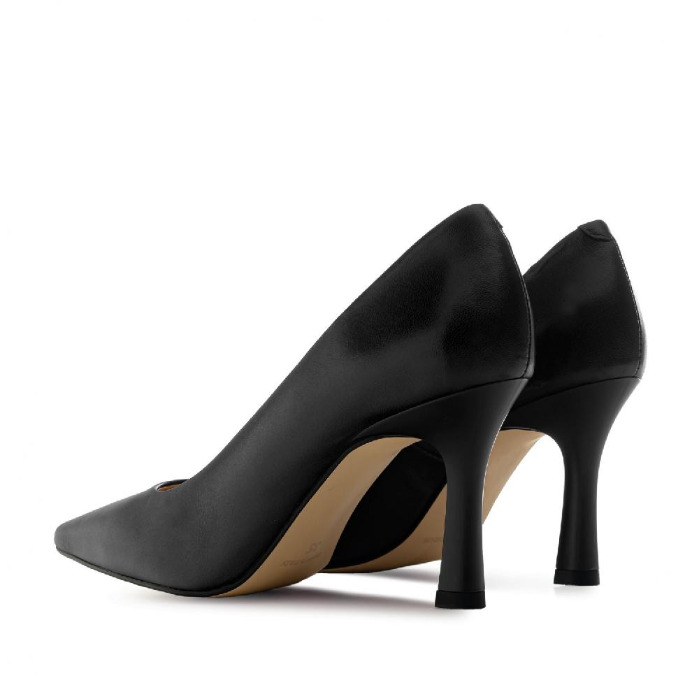 Andres machado Salón en piel de color negro Descuento por venta flash