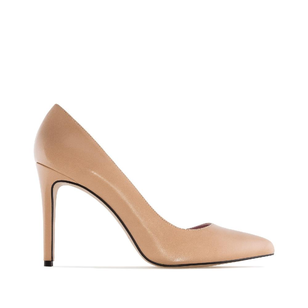 Andres machado Zapato Tacón de Piel Napa Nude Precio ultrabajo