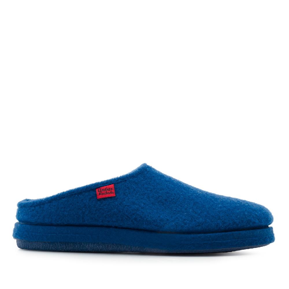 Andres machado Zapatillas Unisex en Tejido Fieltro Azul Rebajas de fábrica