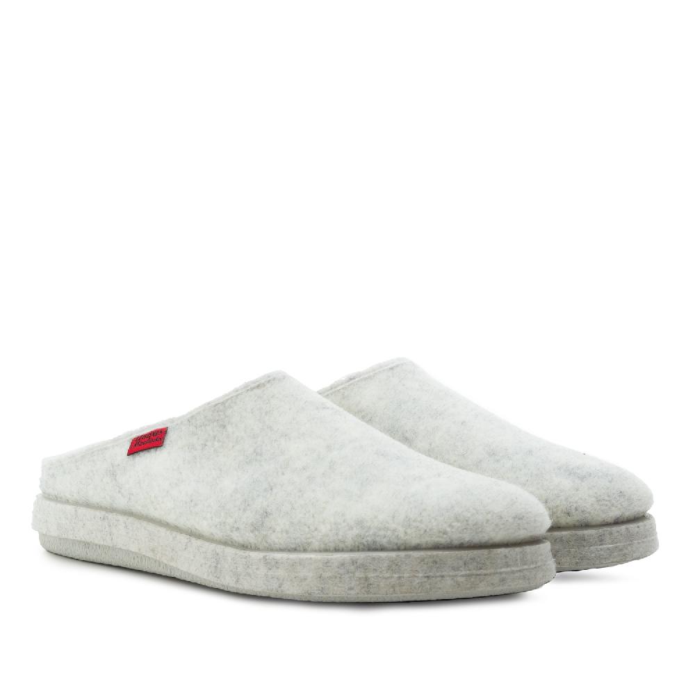Andres machado Zapatillas Unisex en Tejido Fieltro Blanco