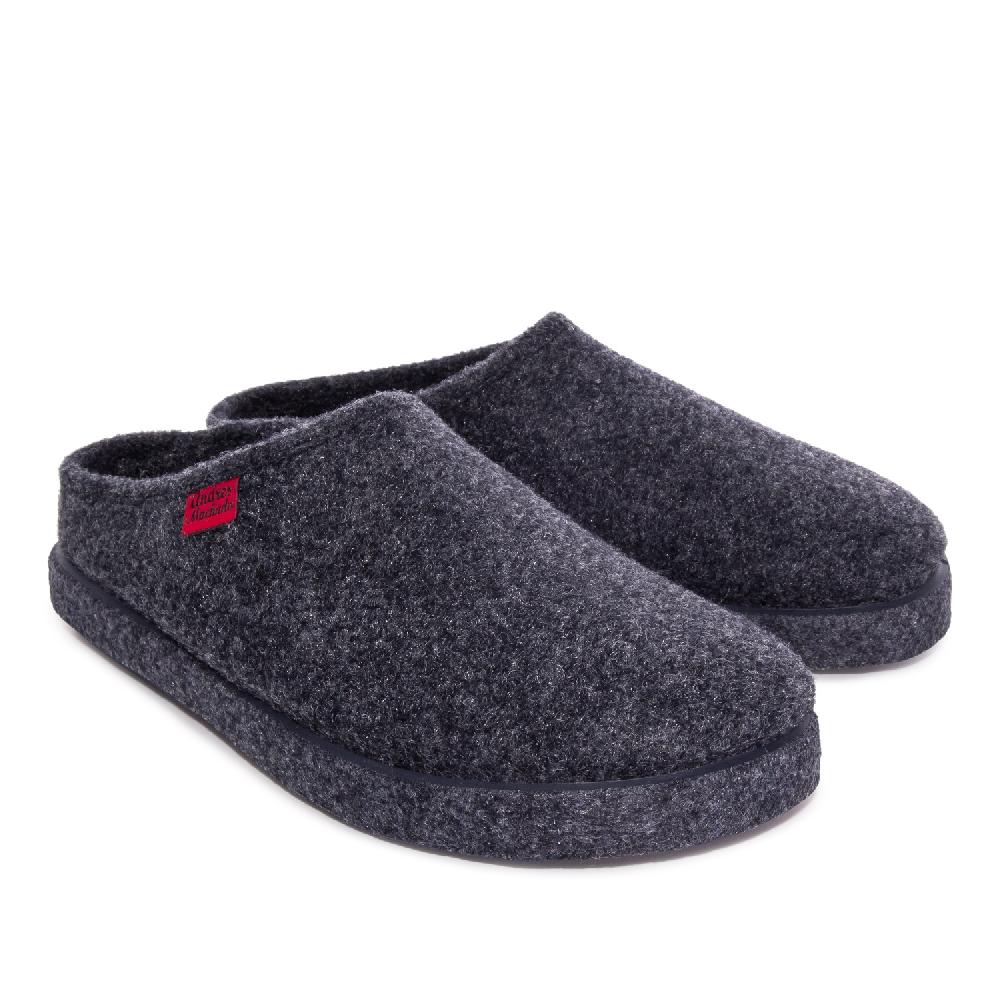 Andres machado Zapatillas Unisex en Tejido Fieltro Marino