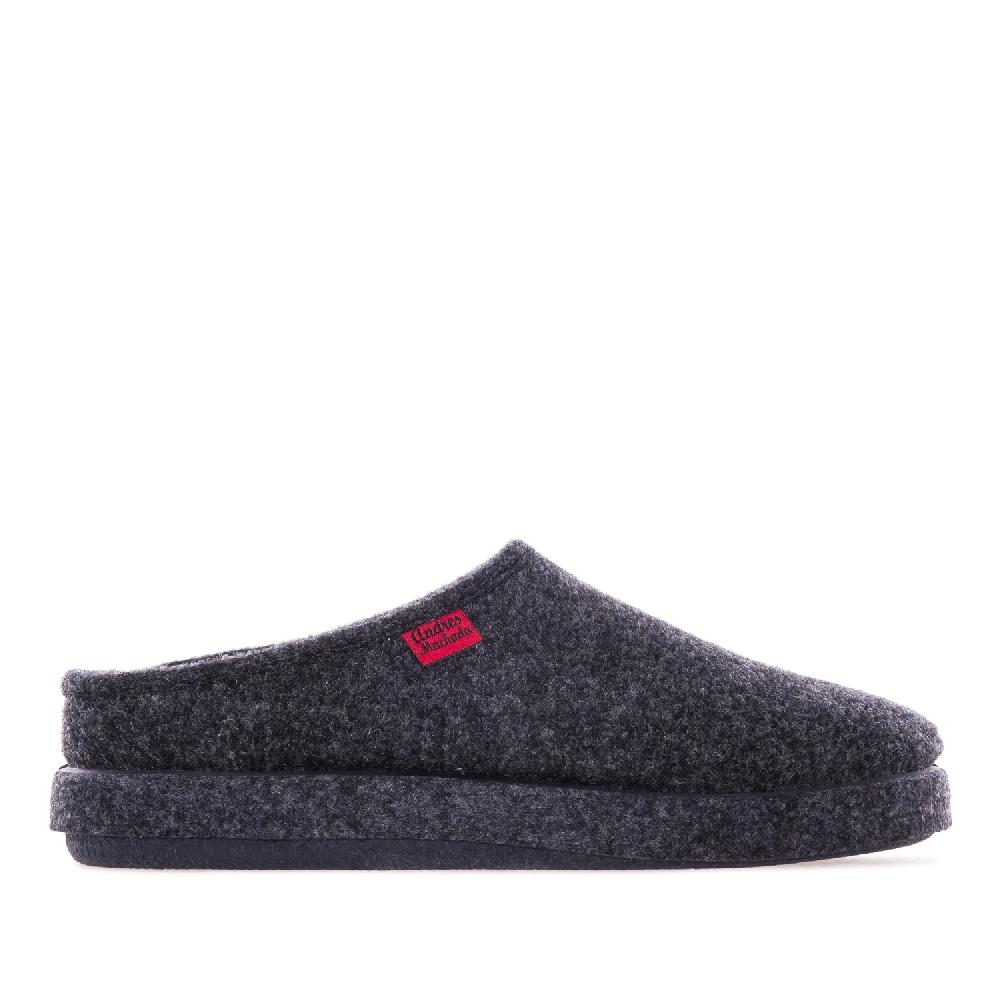 Andres machado Zapatillas Unisex en Tejido Fieltro Marino Tienda