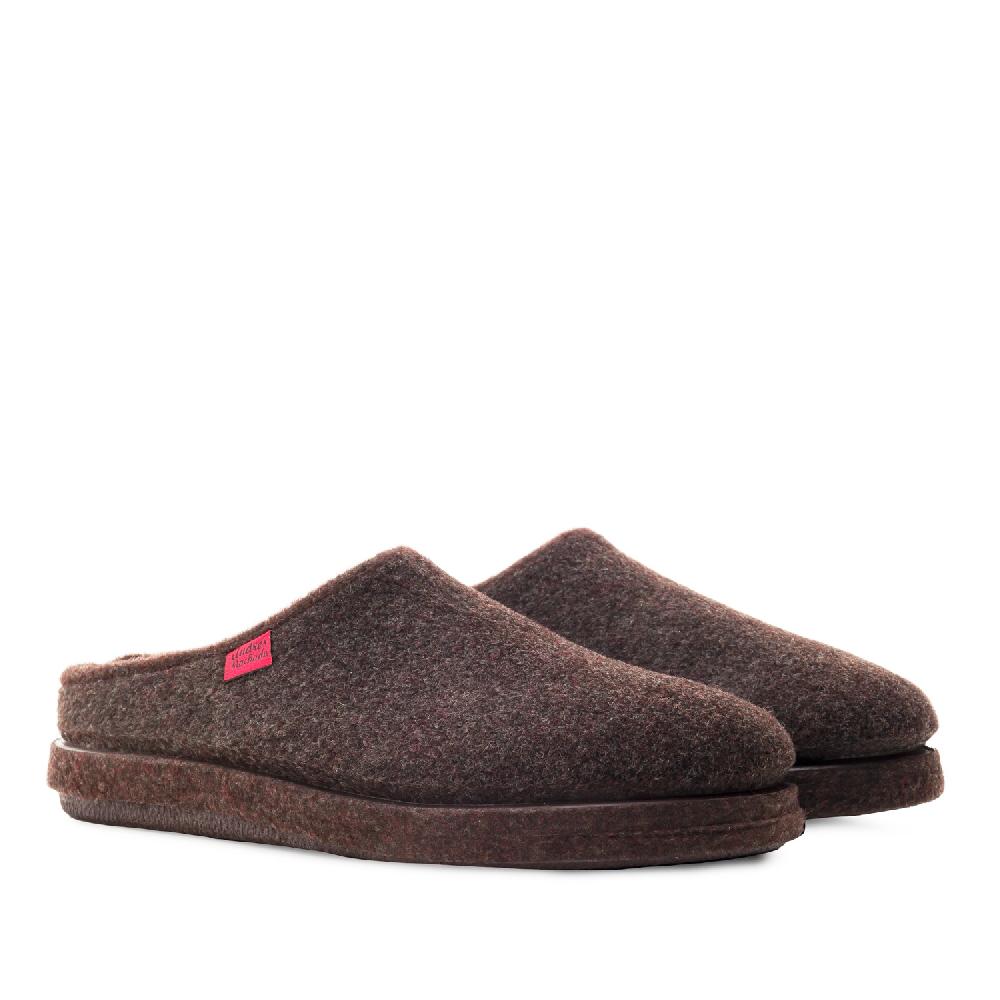 Andres machado Zapatillas Unisex en Tejido Fieltro Marrón