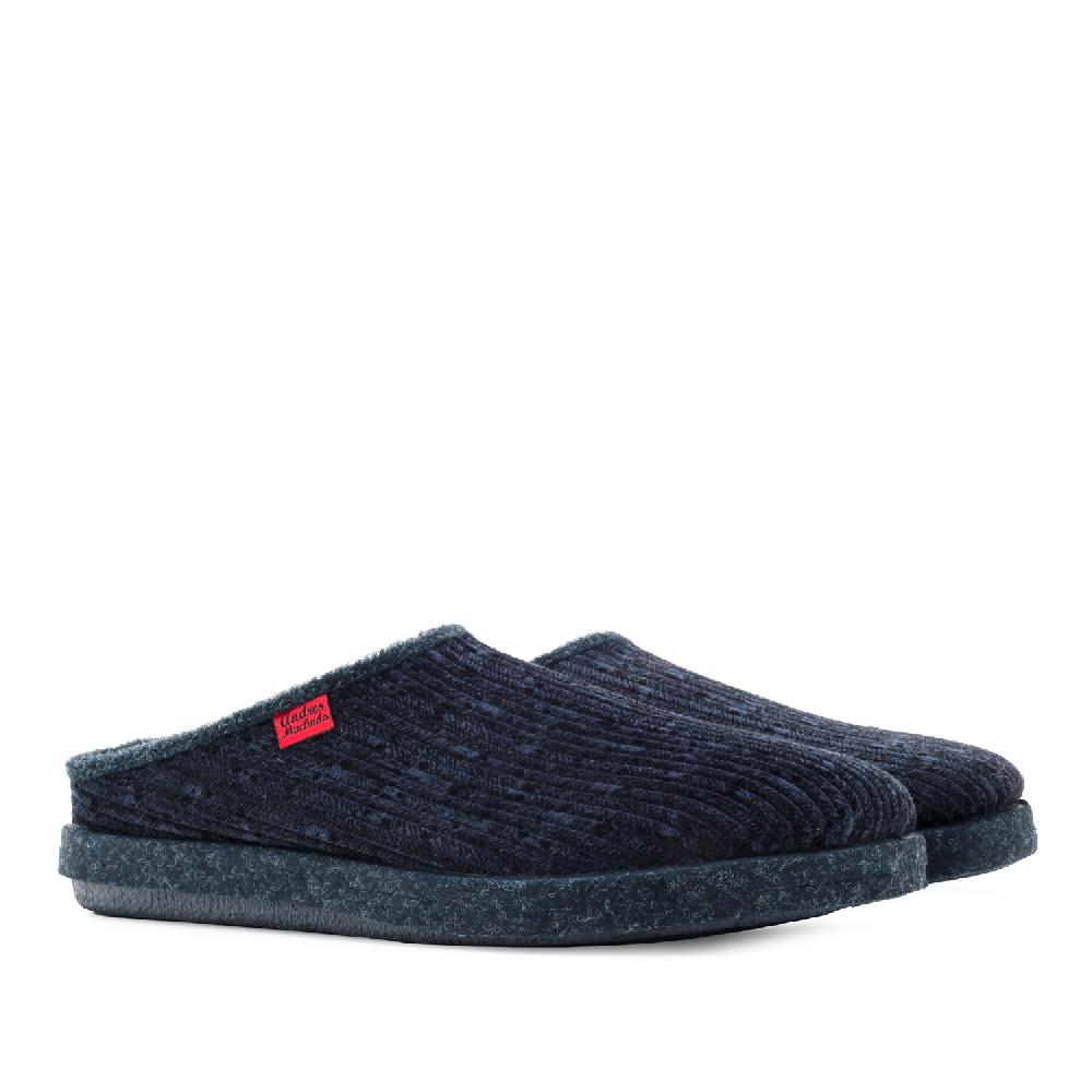 Andres machado Zapatillas Unisex en Tejido Pana Azul