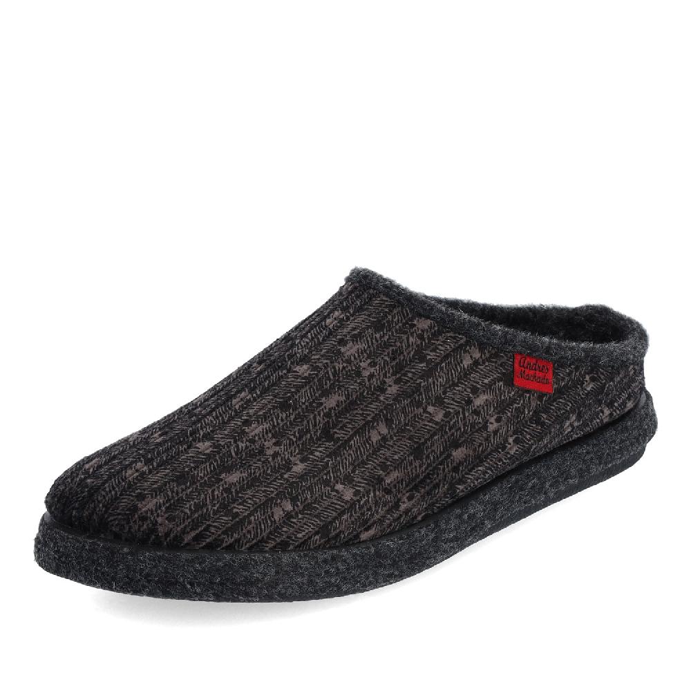 Andres machado Zapatillas Unisex en Tejido Pana Gris Envío gratis