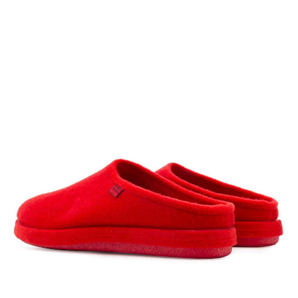 Andres machado Zapatillas Unisex en Tejido Fieltro Rojo Envío gratis