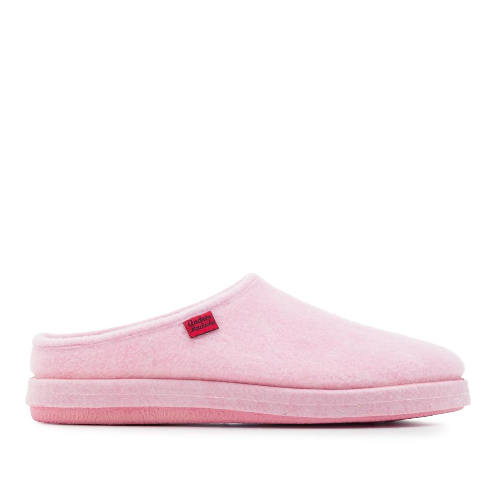 Andres machado Zapatillas Unisex en Tejido Fieltro Rosa Últimos 3 días