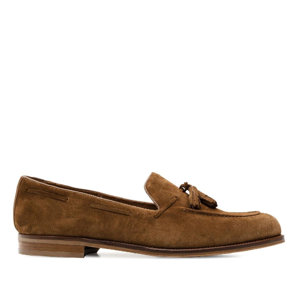 Andres machado Mocasín Serraje Camel Grandes descuentos