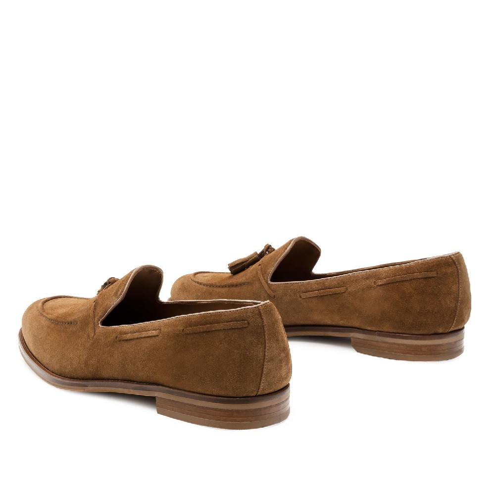 Andres machado Mocasín Serraje Camel Grandes descuentos