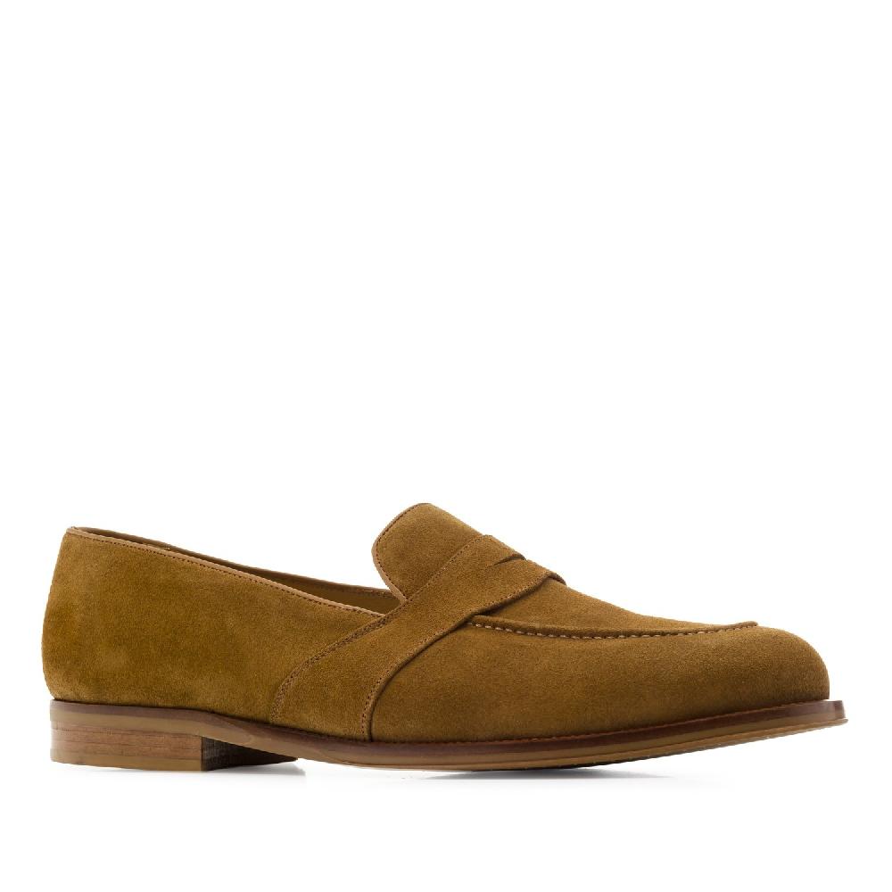 Andres machado Mocasín Serraje Camel Tienda de fábrica