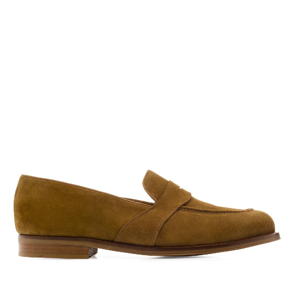 Andres machado Mocasín Serraje Camel Tienda de fábrica