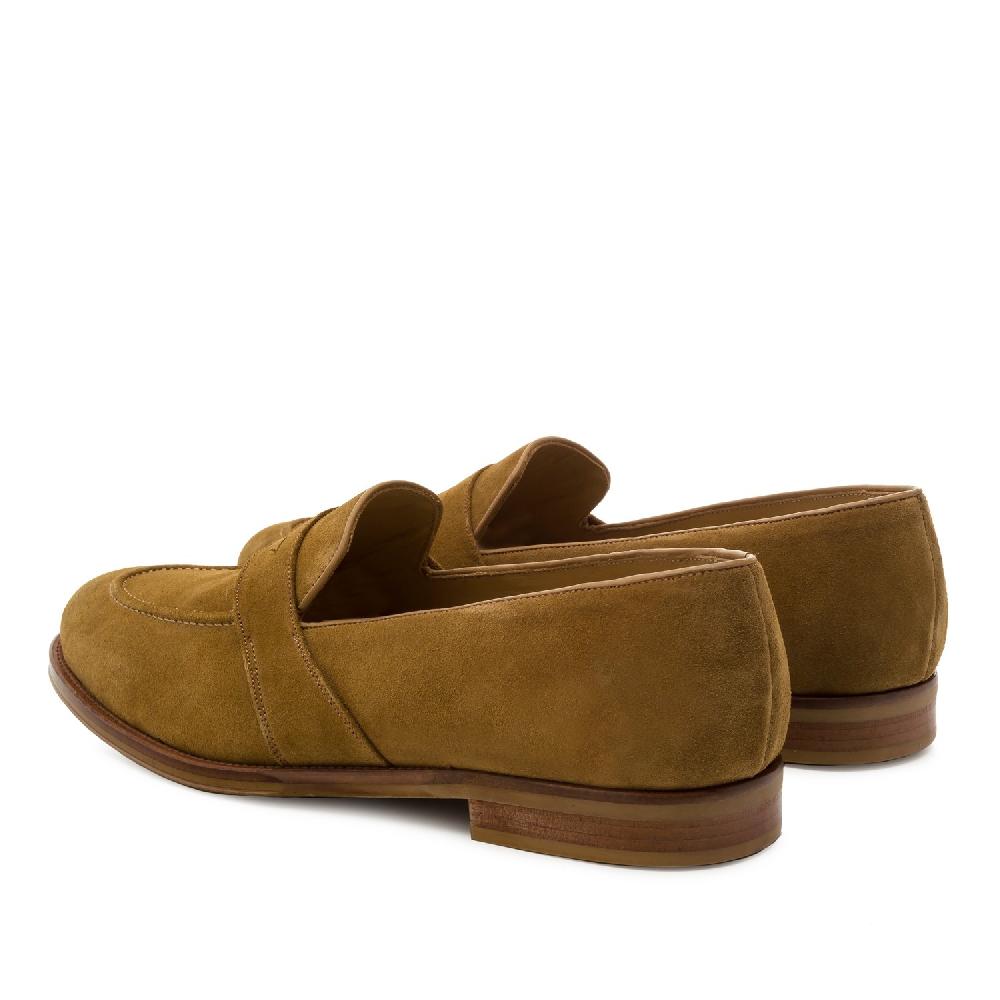 Andres machado Mocasín Serraje Camel Tienda de fábrica