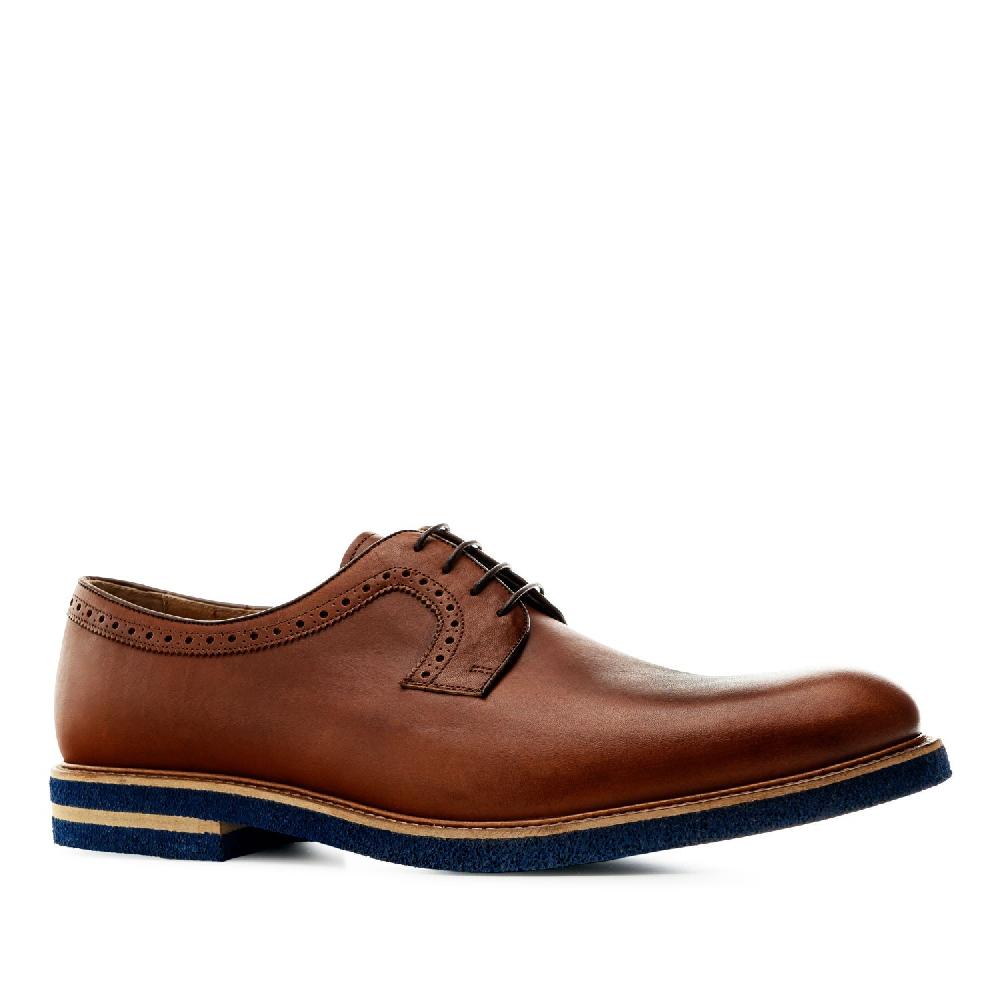 Andres machado Zapato estilo Blucher en Cuero Caoba Limitado a 3 días