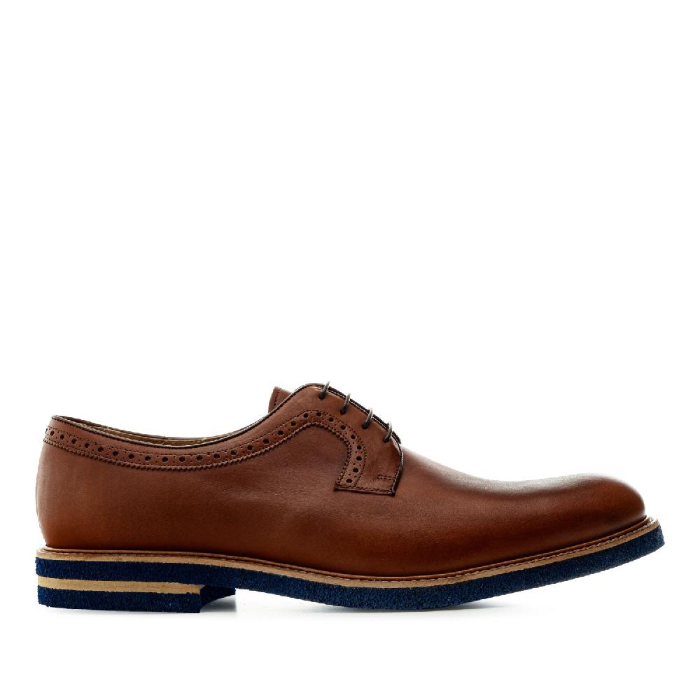 Andres machado Zapato estilo Blucher en Cuero Caoba Limitado a 3 días