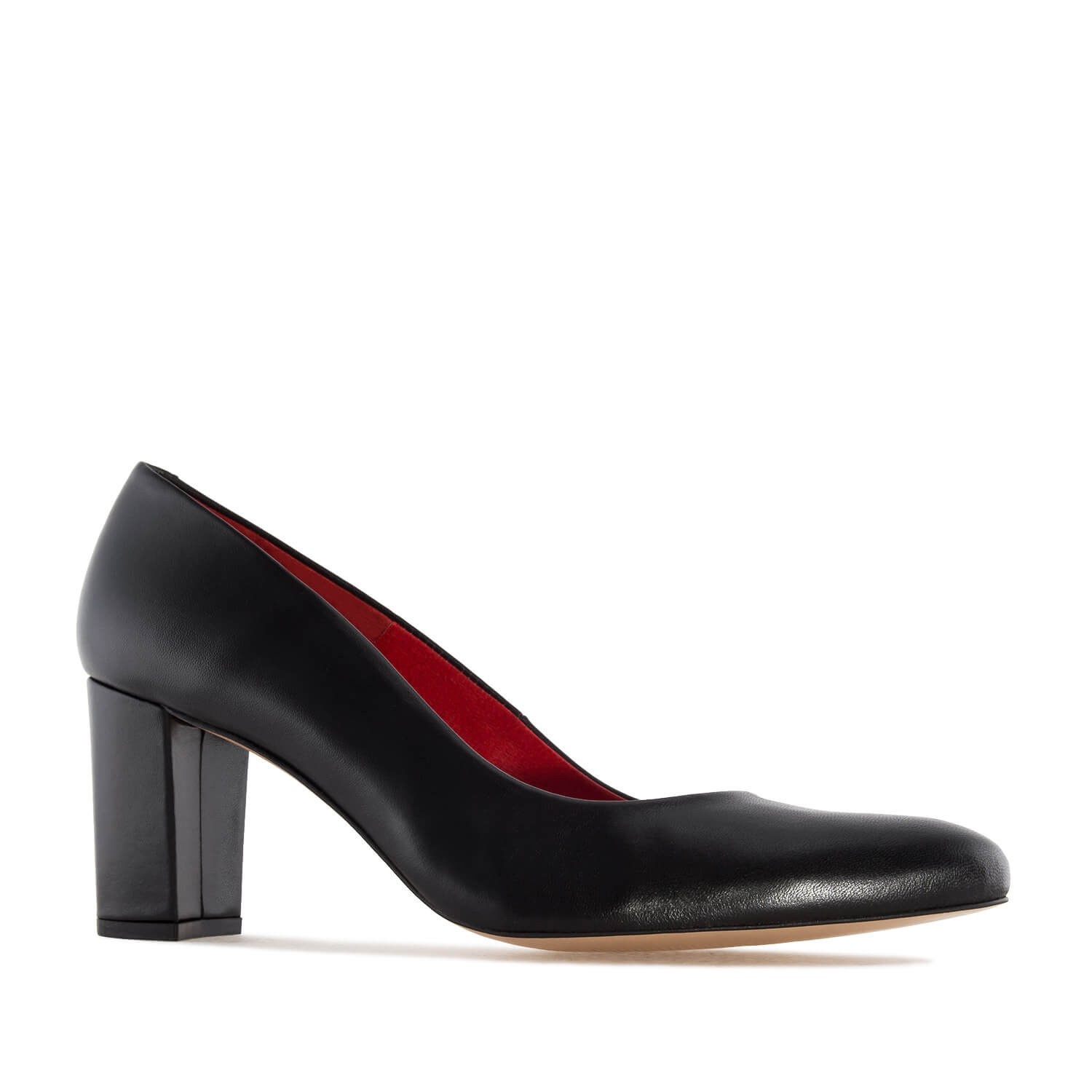 Andres machado Zapato Salón Piel Negro Rebajas de fin de temporada