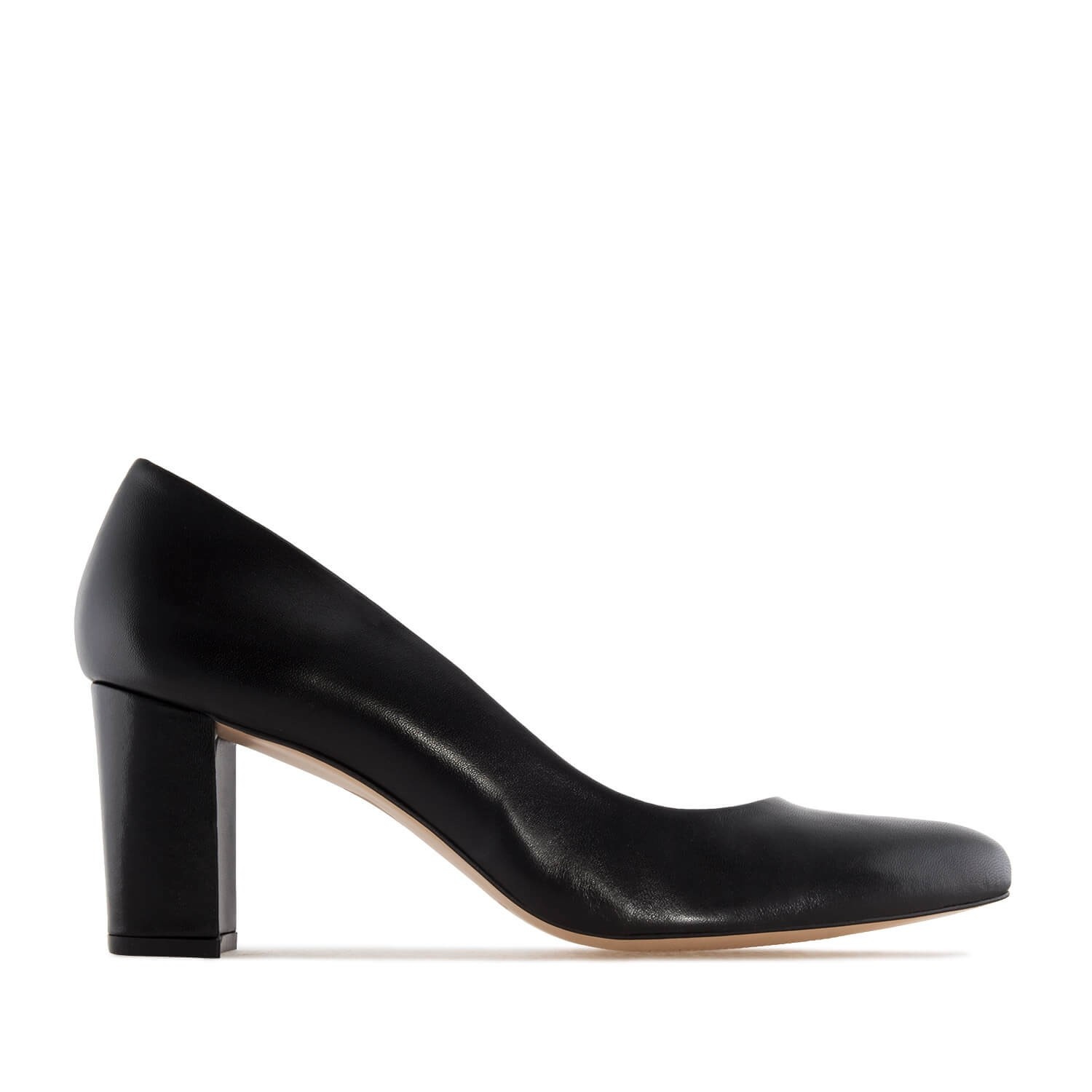 Andres machado Zapato Salón Piel Negro Rebajas de fin de temporada