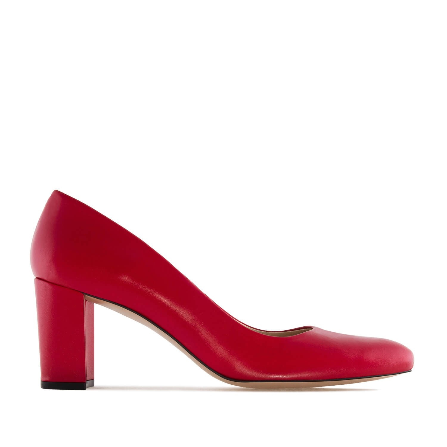 Andres machado Zapato Salón Piel Rojo Precio ultrabajo