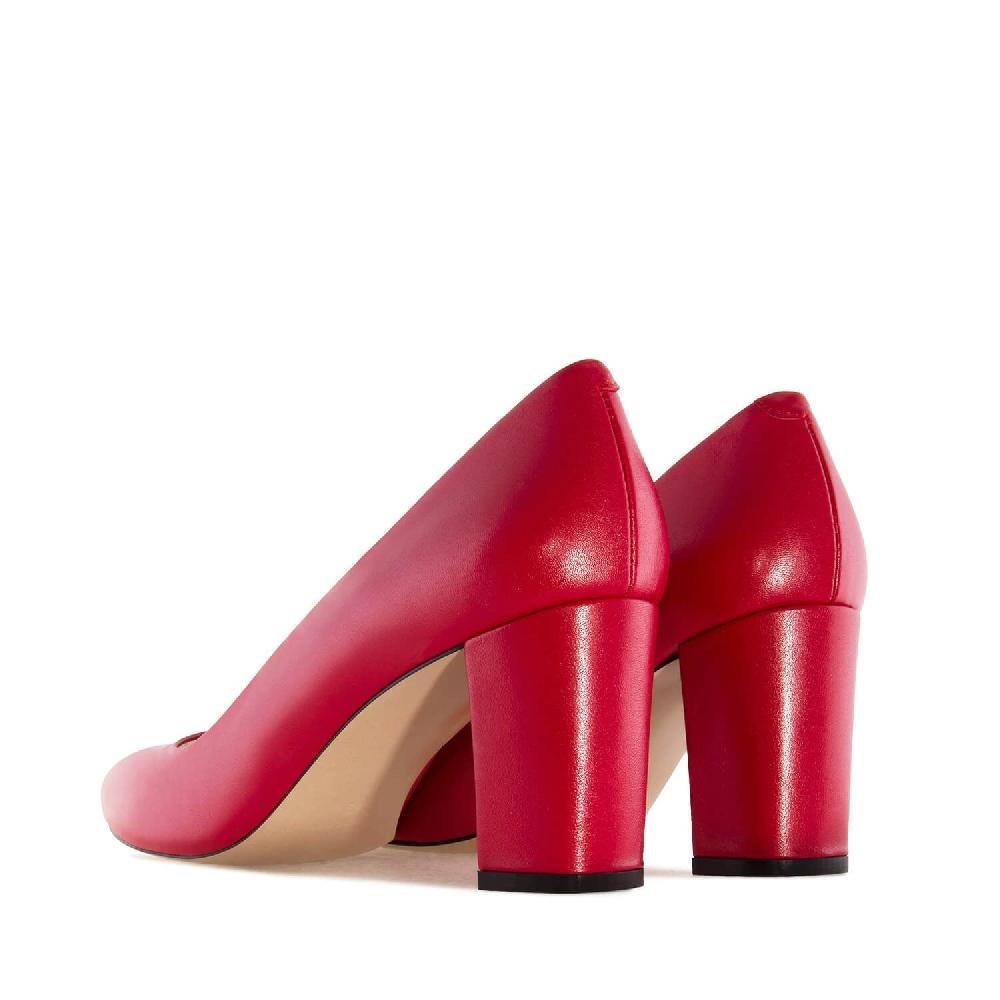 Andres machado Zapato Salón Piel Rojo Precio ultrabajo