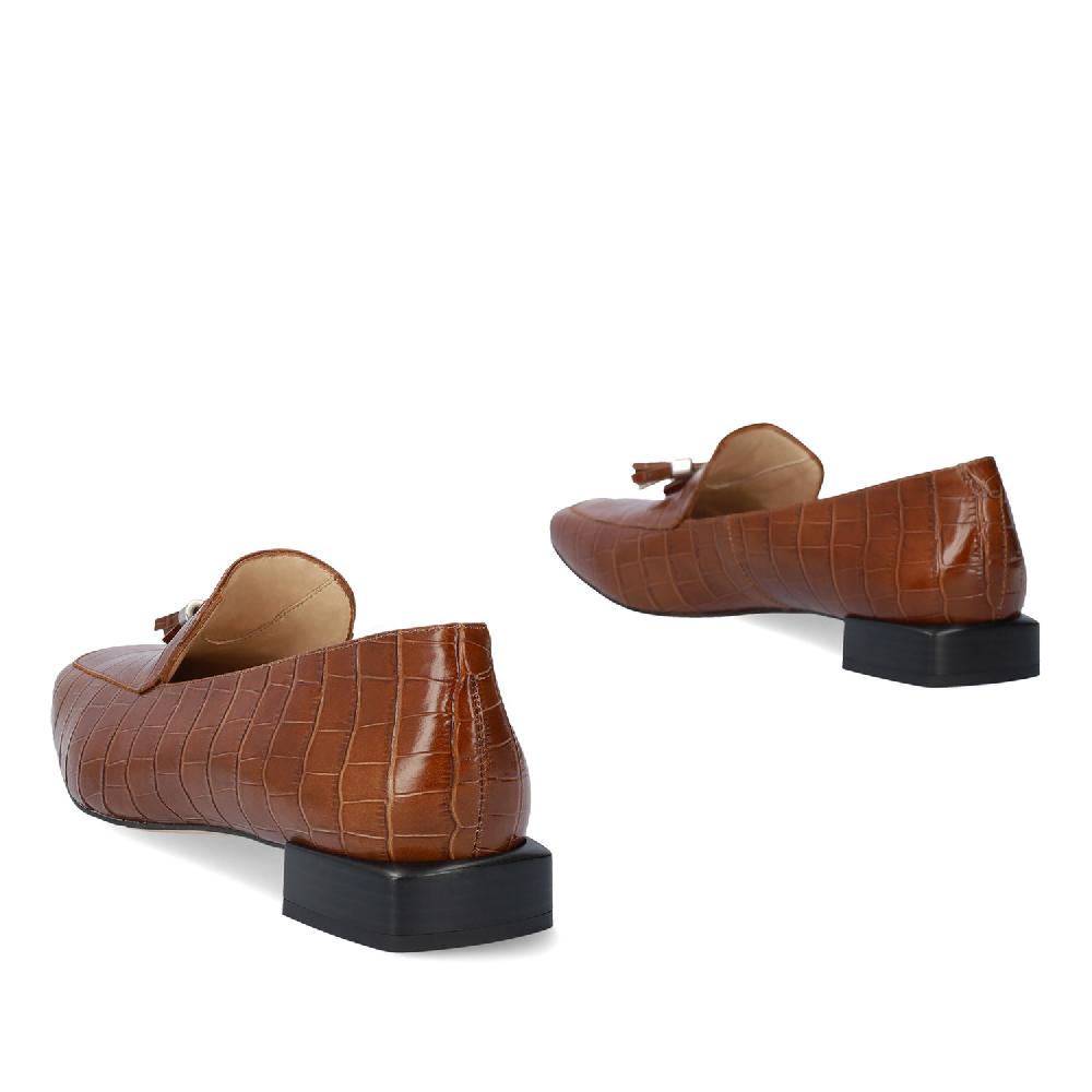 Andres machado Mocasín Piel Coco Saddle Precios de Black Friday