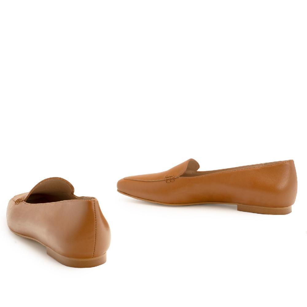Andres machado Mocasín en piel de color marrón Envío gratis