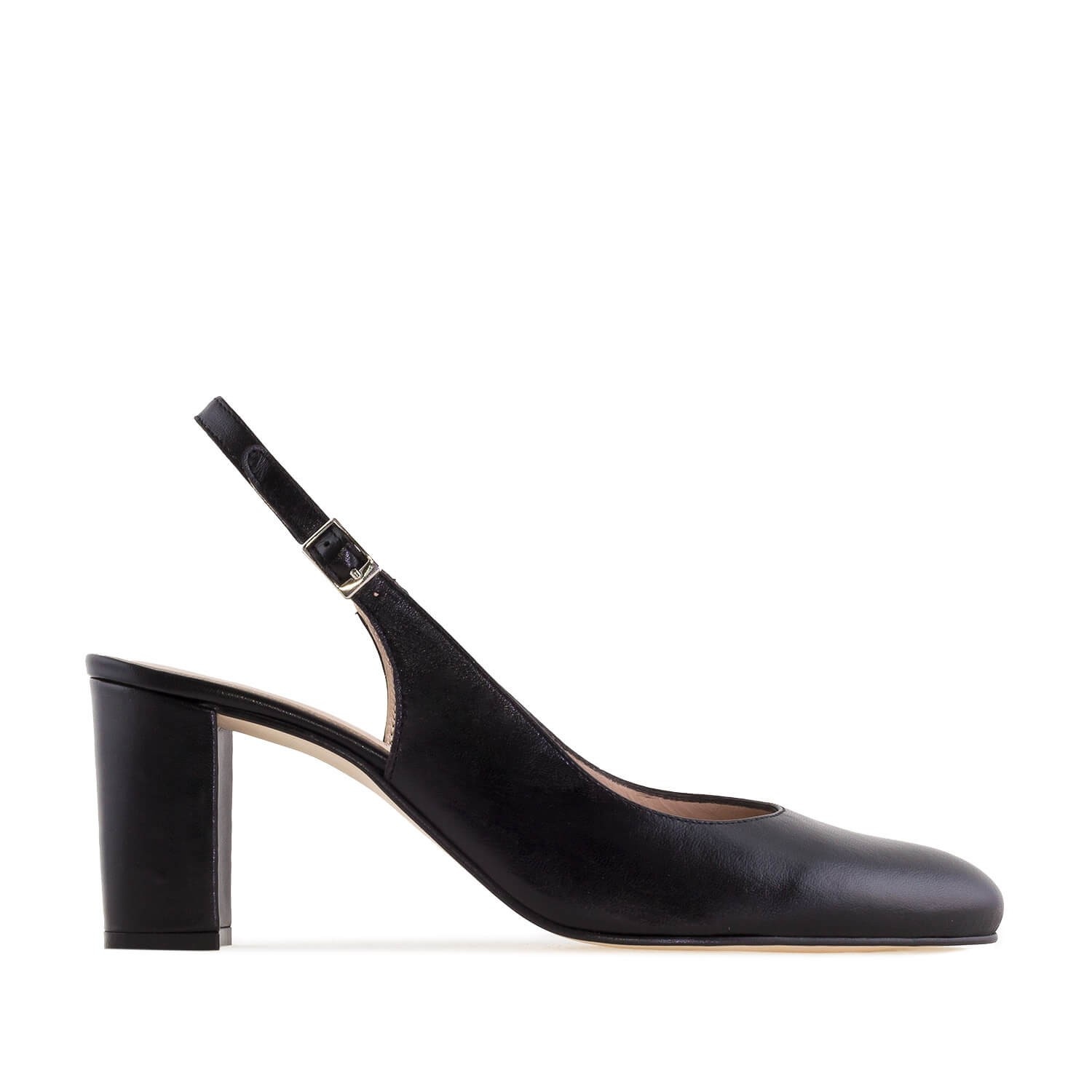 Andres machado Salon destalonado en Piel Napa Negro COMPRAR AHORA