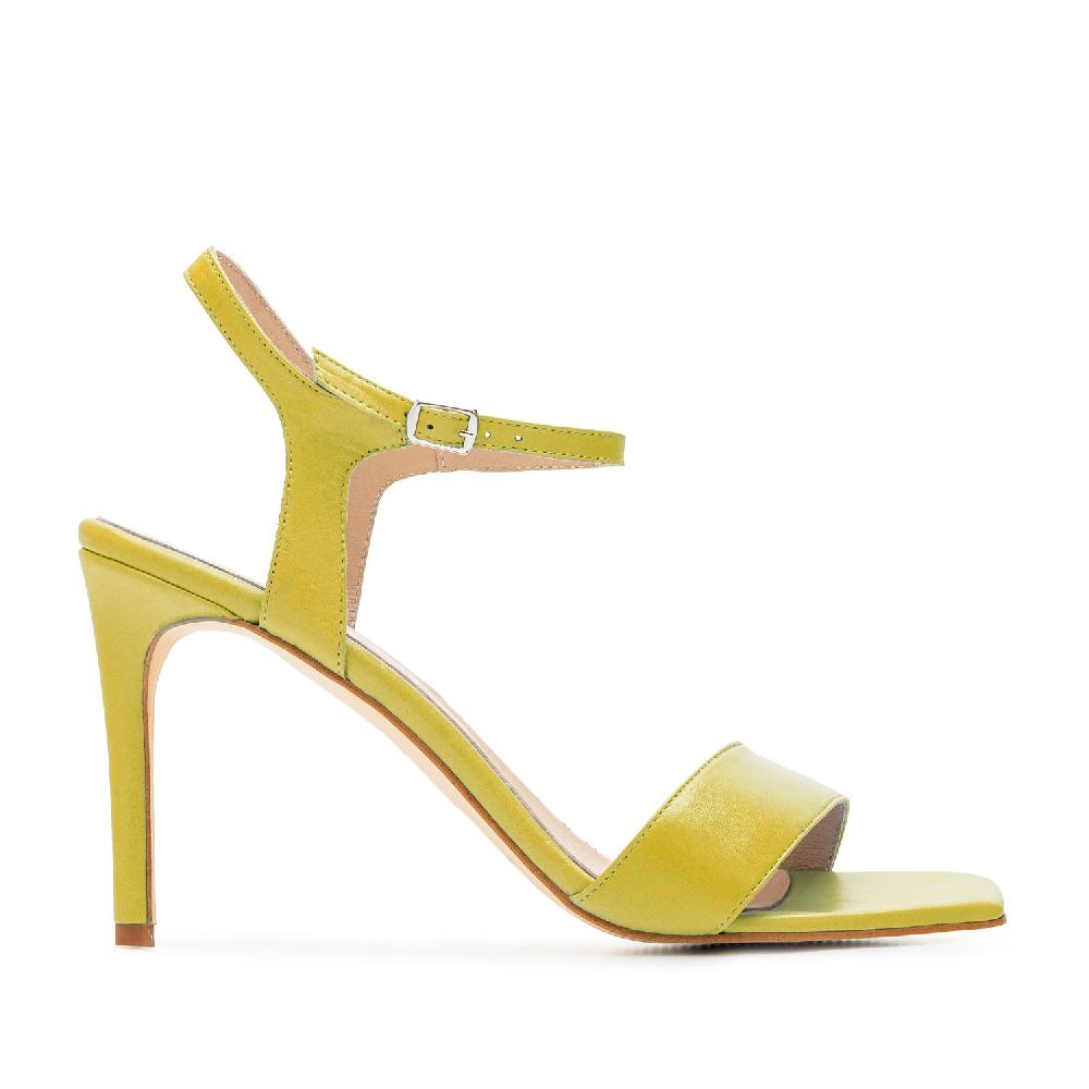 Andres machado Sandalias de piel amarillo Grandes descuentos