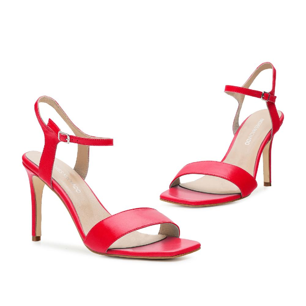 Andres machado Sandalias de piel fucsia