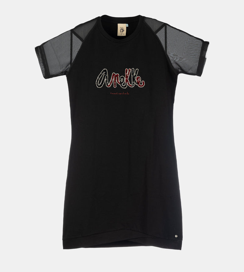 Anekke Black short-sleeve dress Últimos 2 días