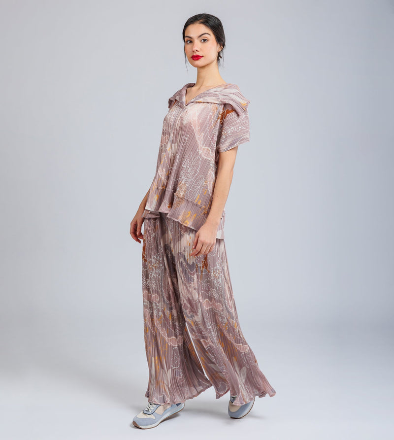 Anekke Printed fluid pants Superdescuento