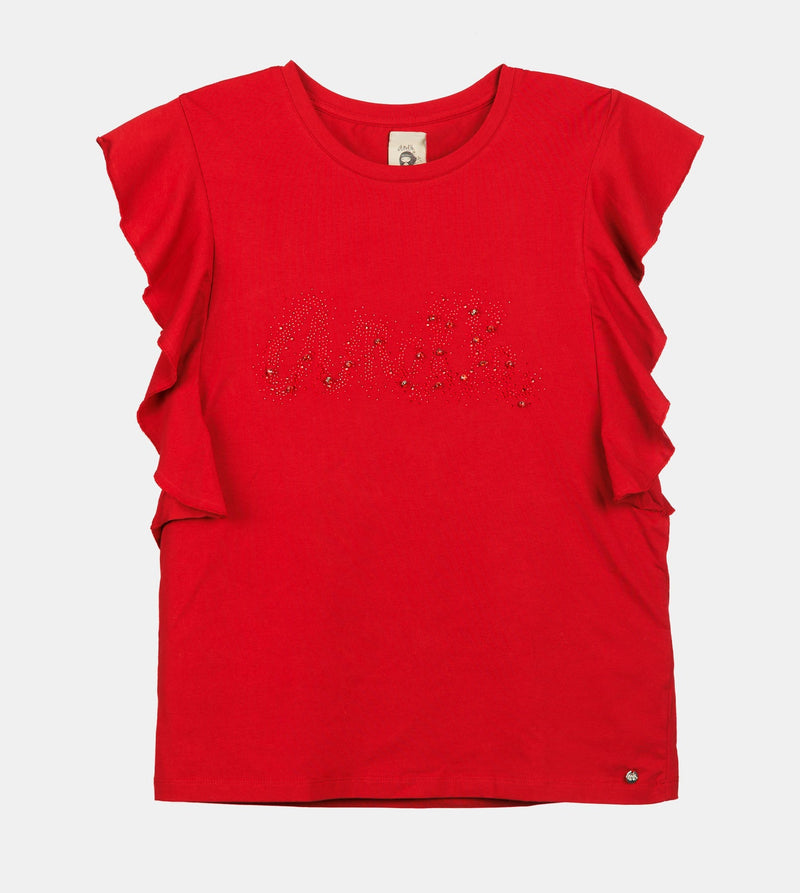 Anekke Red shiny short-sleeve T-shirt Anekke Outlet