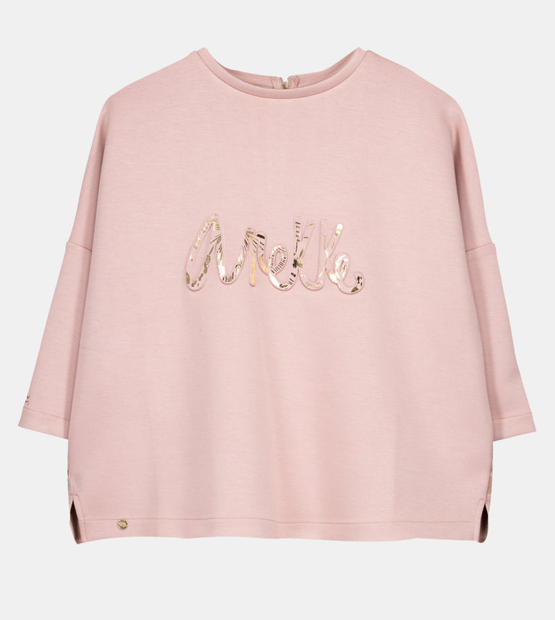 Anekke Beige logo sweatshirt Gran oferta
