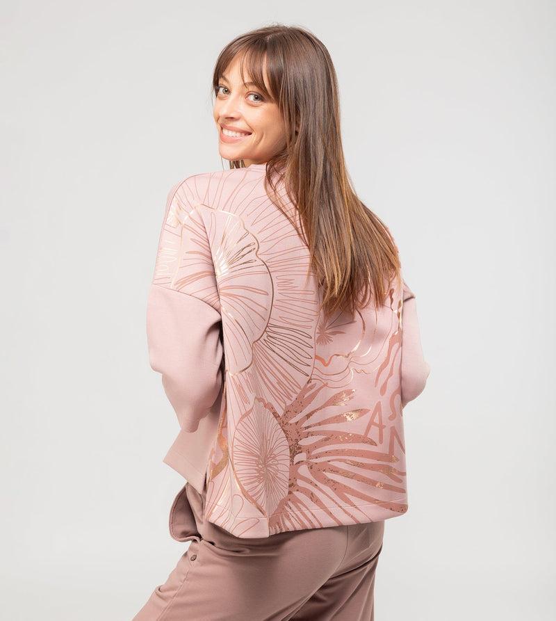 Anekke Beige logo sweatshirt Gran oferta
