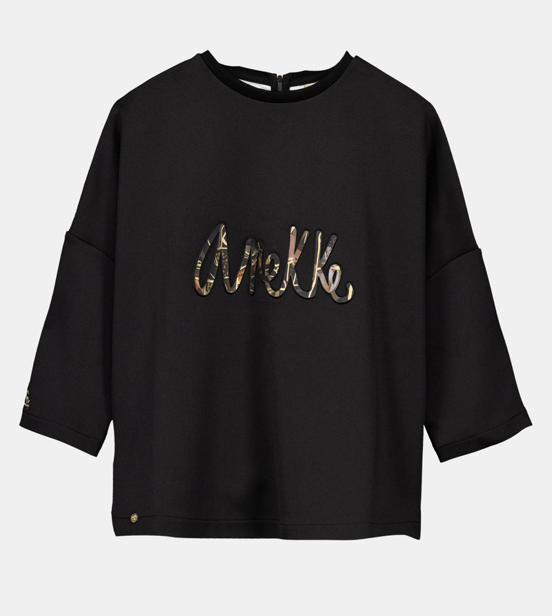 Anekke Black logo sweatshirt Rebajas baratas