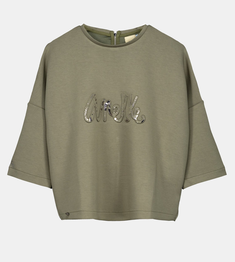 Anekke Green logo sweatshirt Rebajas de fábrica